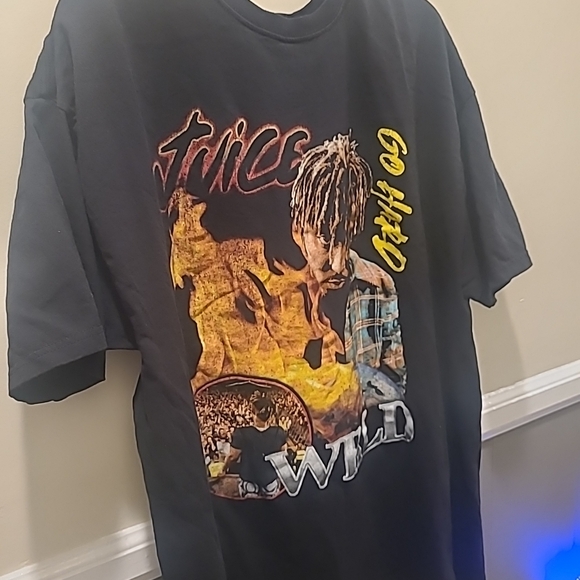 Juice Wrld 999 Club Go Hard Black Tee Shirt XXLarge - Picture 2 of 6